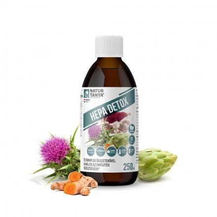 Natur Tanya® Hepa Detox 250ml a máj és az emésztés egészségéért