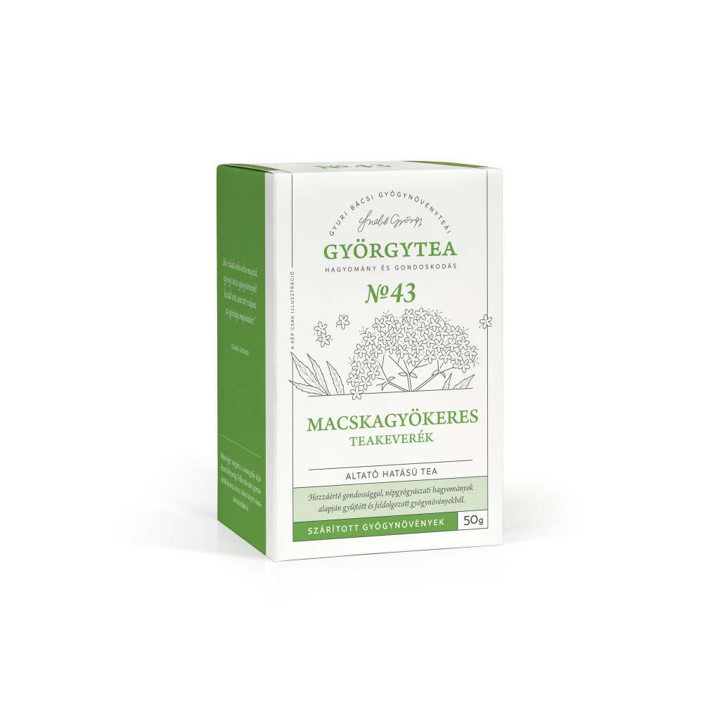 Györgytea Macskagyökeres teakeverék 50g Altató hatású tea No.43