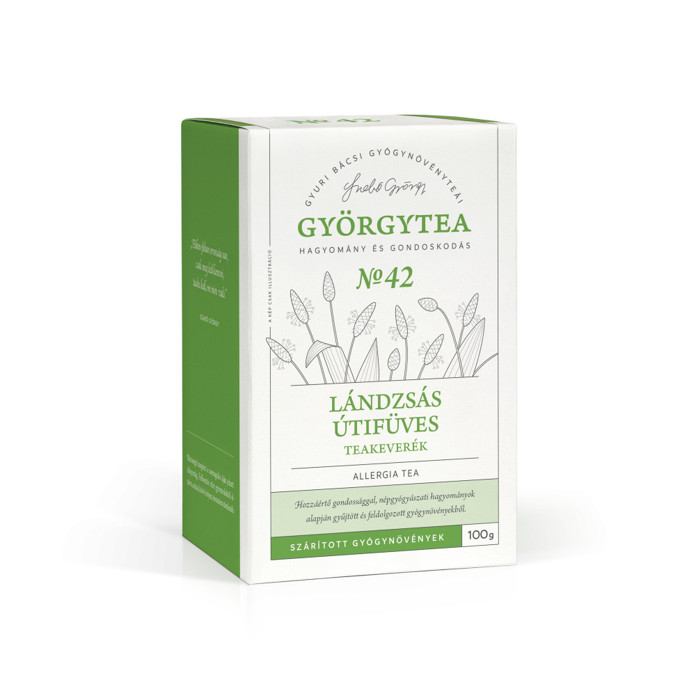 Györgytea Lándzsás útifüves 100g teakeverék, Allergia tea No.42