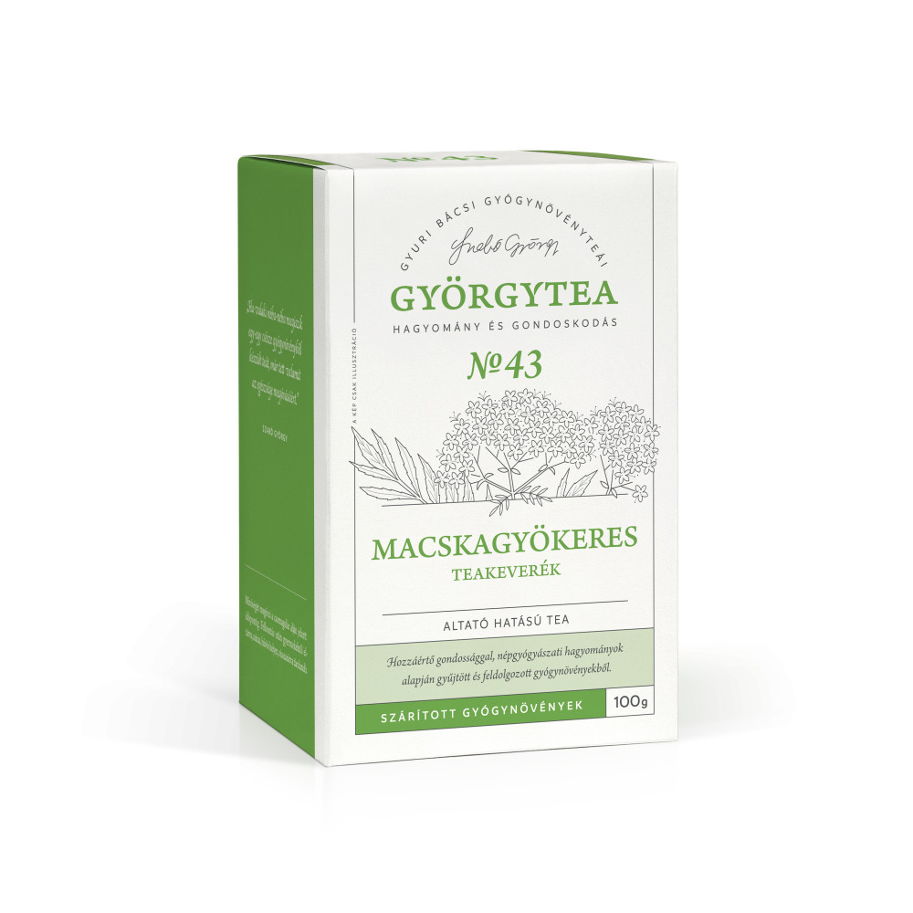 Györgytea Macskagyökeres teakeverék 100g Altató hatású tea No.43