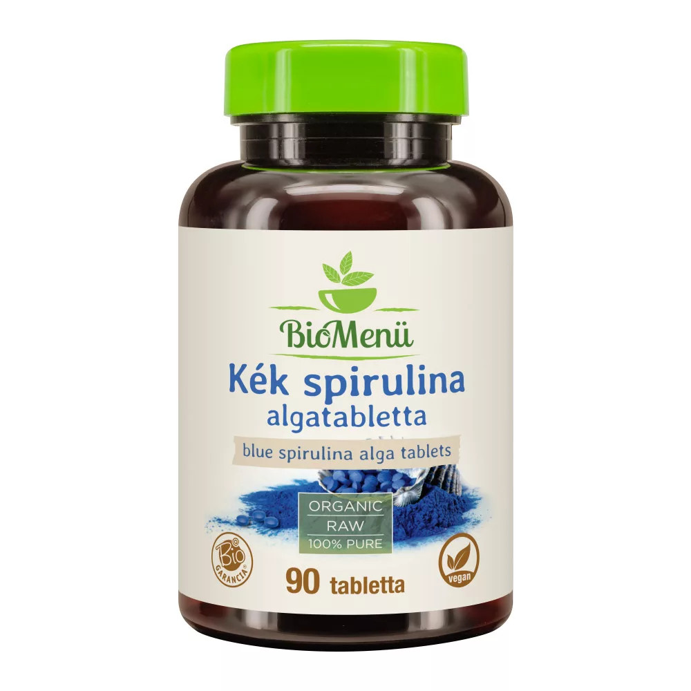 BIO Kék spirulina alga 90db tabletta BioMenü
