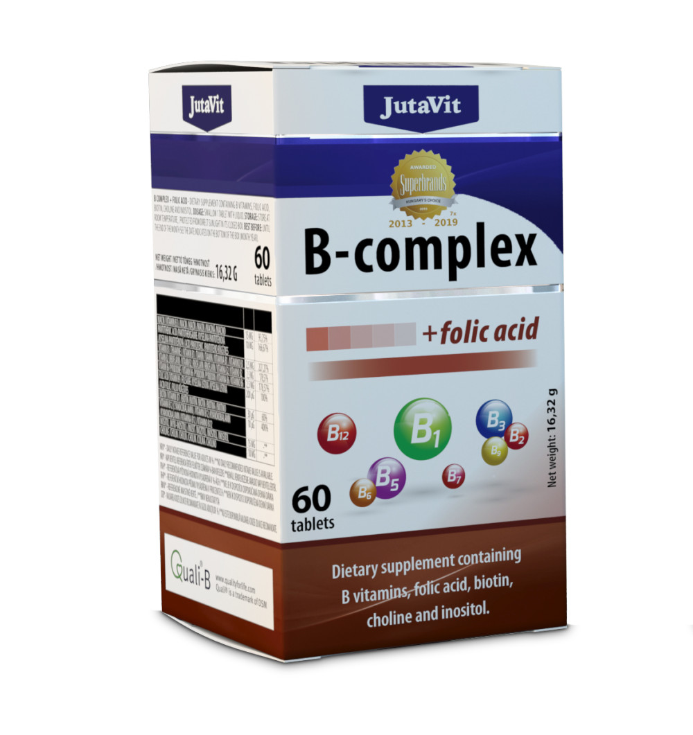 JutaVit B-komplex + Folsav 60x tabletta