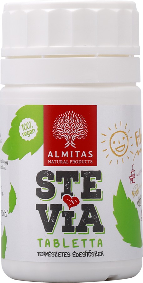 Almitas Stevia tabletta 60g /min 950db/