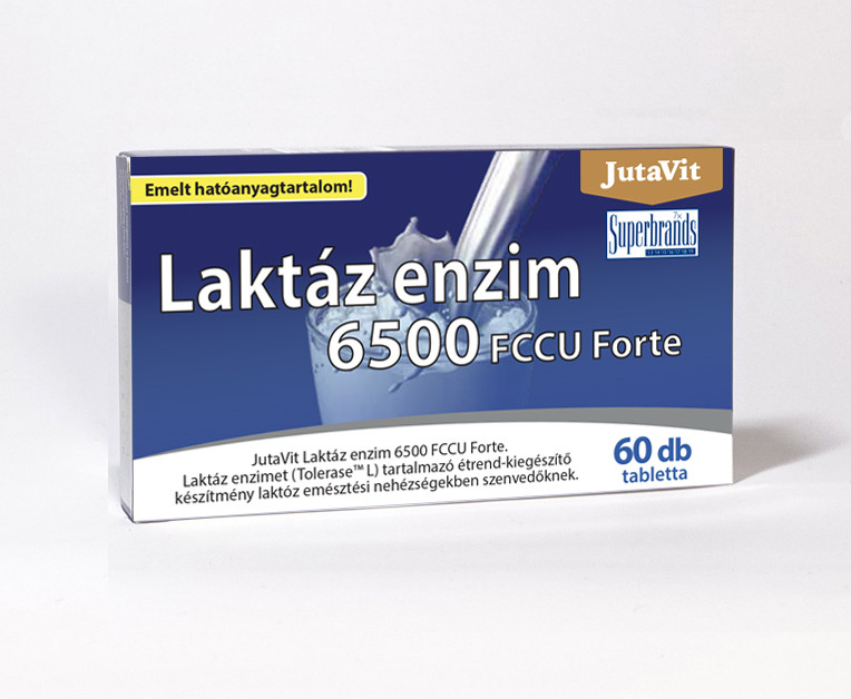 JutaVit Laktáz enzim Forte 60x6500 FCCU tabletta