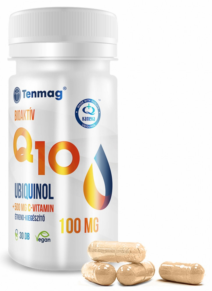 Tenmag Bioaktív Q10 Ubiquinol 30db kapszula C-vitaminnal