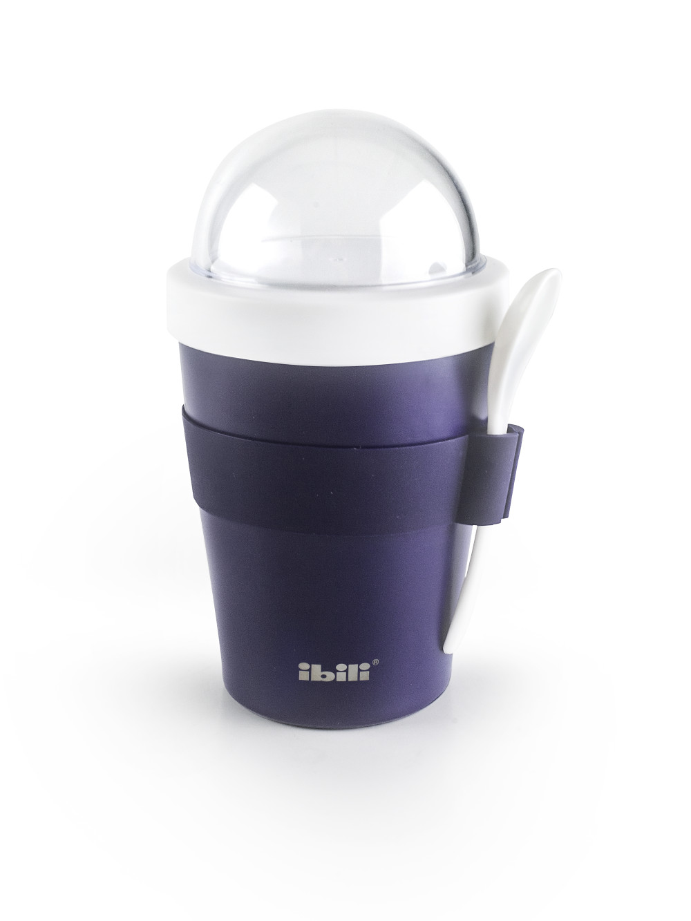 Ibili Duplafalú, fém termo pohár 500ml müzli tartó tetővel és kanállal 687300